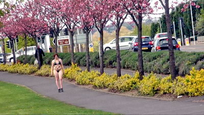 Redhead Flashers Public Nudity