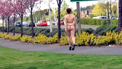 Redhead Flashers Public Nudity