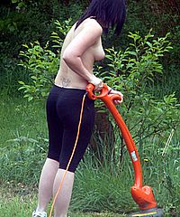 Teens Naked Gardening