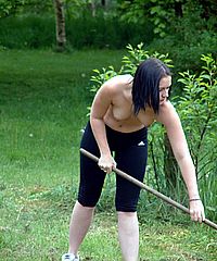 Teens Naked Gardening