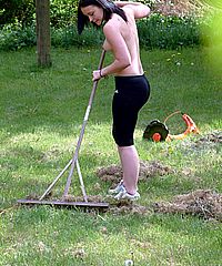 Teens Naked Gardening